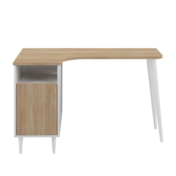 Pracovní stůl s deskou v dubovém dekoru 76x120 cm Nook – TemaHome
