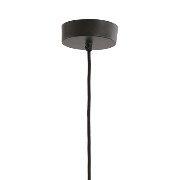 Vínové závěsné svítidlo s textilním stínidlem ø 12 cm Verita – Light & Living-image-4