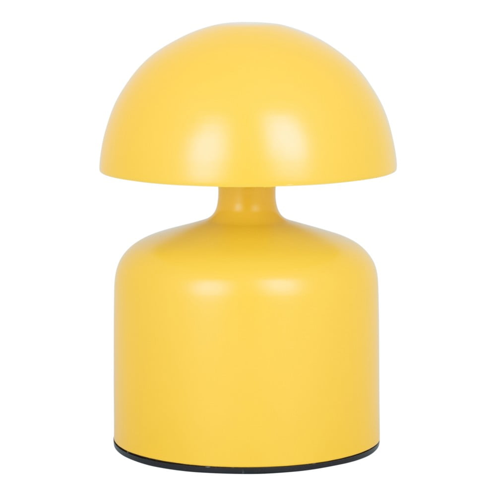 Žlutá stolní lampa s kovovým stínidlem (výška 15 cm) Impetu – Leitmotiv