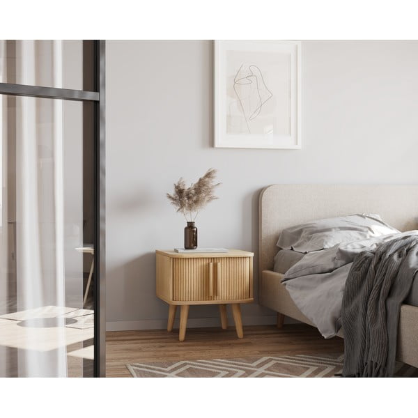 Noční stolek v dekoru dubu Rove – Woodman-image-1