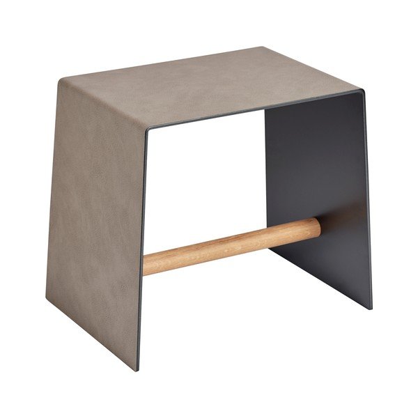 Šedobéžová kovová stolička Bull – LIND DNA-image-2