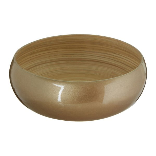 Bambusová miska ve zlaté barvě Premier Housewares, ⌀ 30 cm