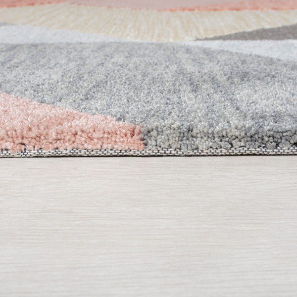 Šedo-růžový koberec Flair Rugs Icon, 160 x 230 cm-image-3