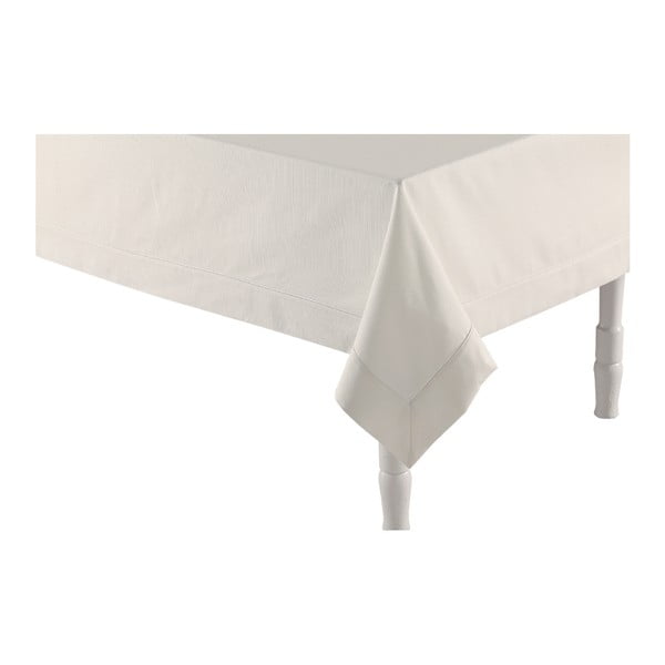 Bílý ubrus na stůl s příměsí bavlny Bella Maison, 160 x 160 cm