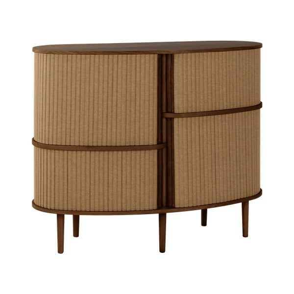 Hnědo-světle hnědá skříňka v dekoru dubu s posuvnými dveřmi 120x100x50 cm Audacious – UMAGE-image-2