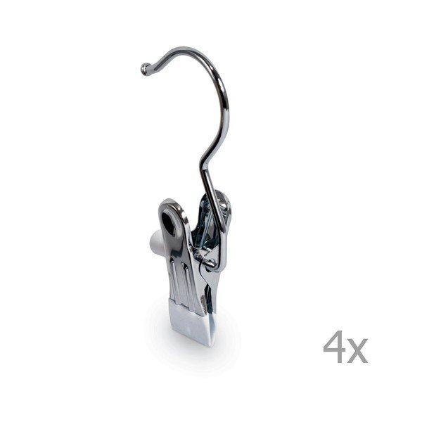 Sada 4 háčků s klipem Domopak Hooks-image-1