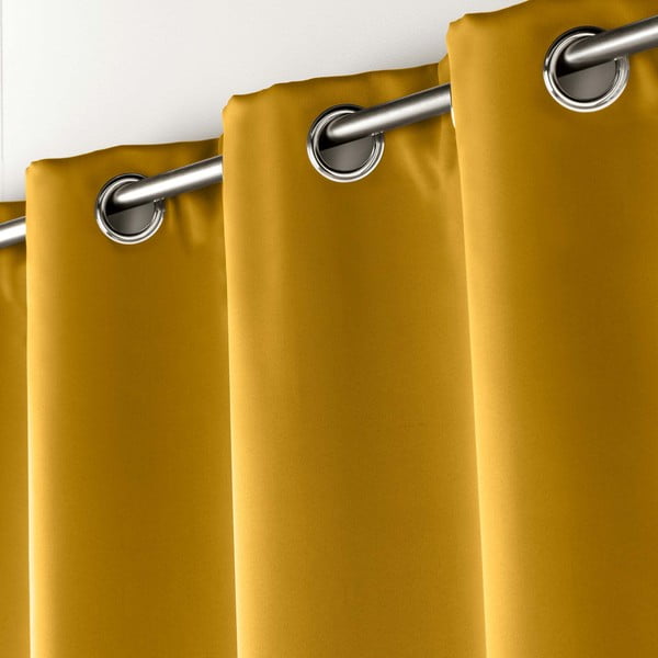 Žlutý zatemňovací závěs 135x280 cm Occult – douceur d'intérieur-image-1