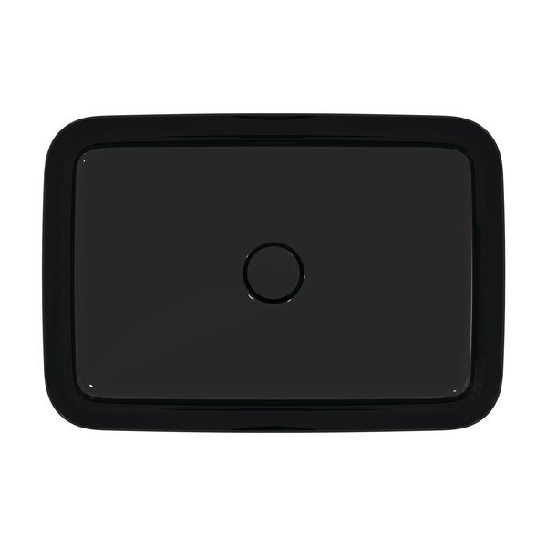 Leskle černé keramické umyvadlo 55x38 cm Ipalyss – Ideal Standard-image-2