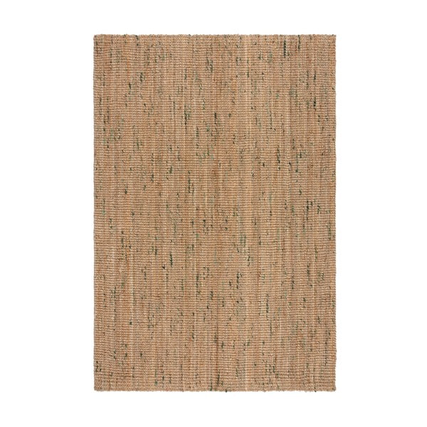 Oboustranný ručně tkaný jutový koberec v zeleno-přírodní barvě 120x170 cm Jute Boucle Green – Flair Rugs