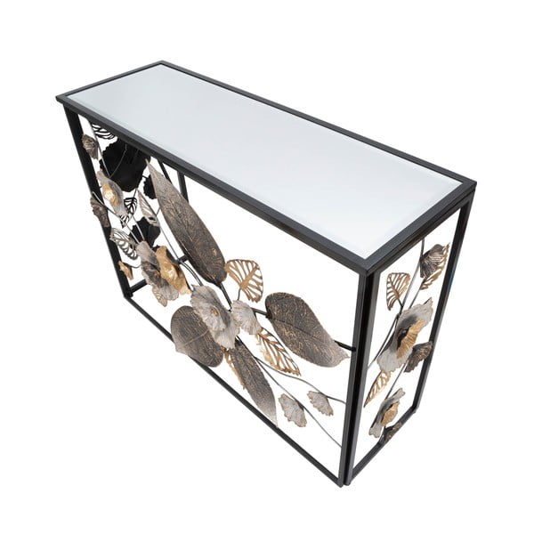 Černý konzolový stolek 42x112 cm Glam Dark – Mauro Ferretti-image-2