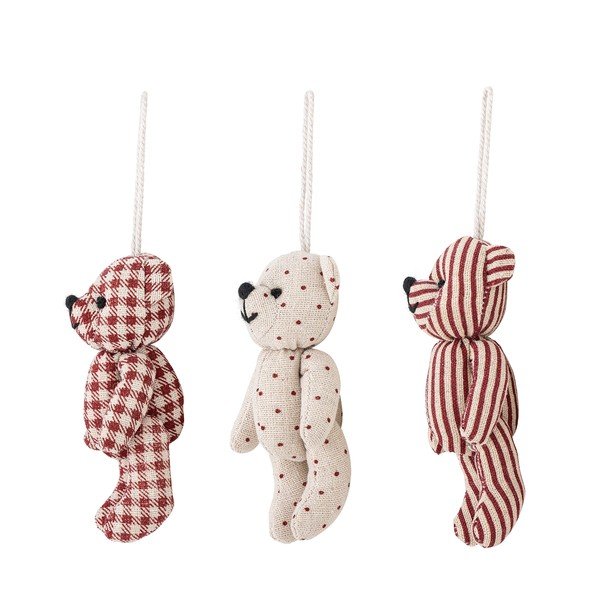 Textilní vánoční ozdoby v sadě 3 ks 5 cm Salwa – Bloomingville-image-3