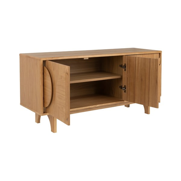 Nízká komoda v dekoru dubu v přírodní barvě 120x58 cm Groove – Zuiver-image-3