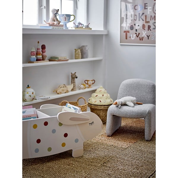 Dětský koš na hračky z mořské trávy v přírodní barvě ø 28x41 cm Cillie – Bloomingville Mini-image-2