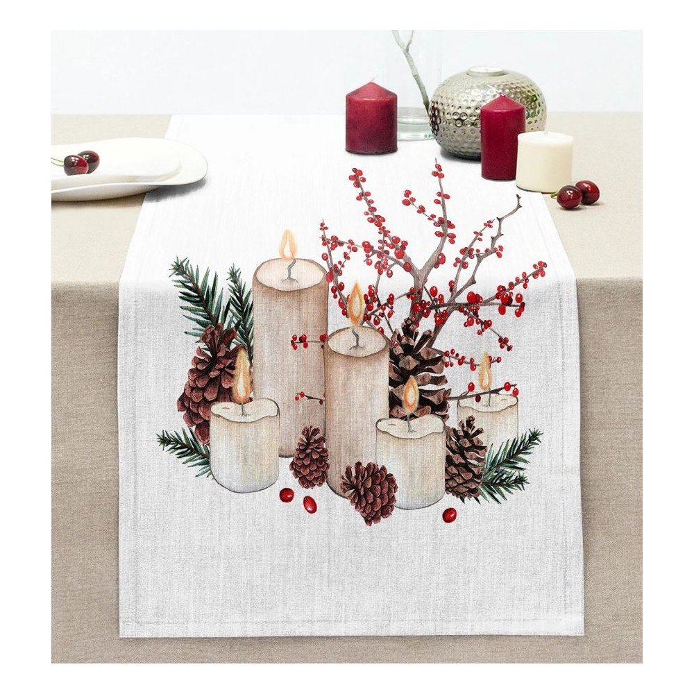 Běhoun na stůl s vánočním motivem 45x140 cm Merry Christmas – Mila Home