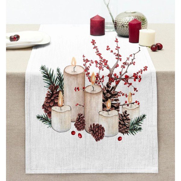 Běhoun na stůl s vánočním motivem 45x140 cm Merry Christmas – Mila Home