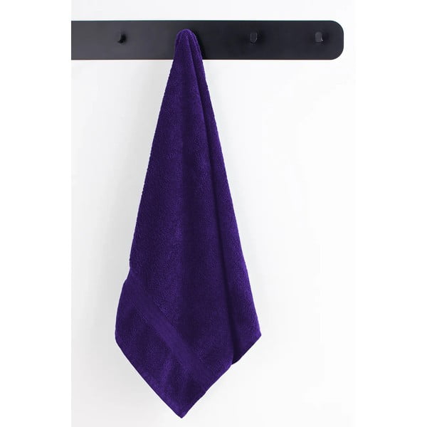 Set 2 bavlněných fialových osušek a 4 ručníků DecoKing Marina-image-1