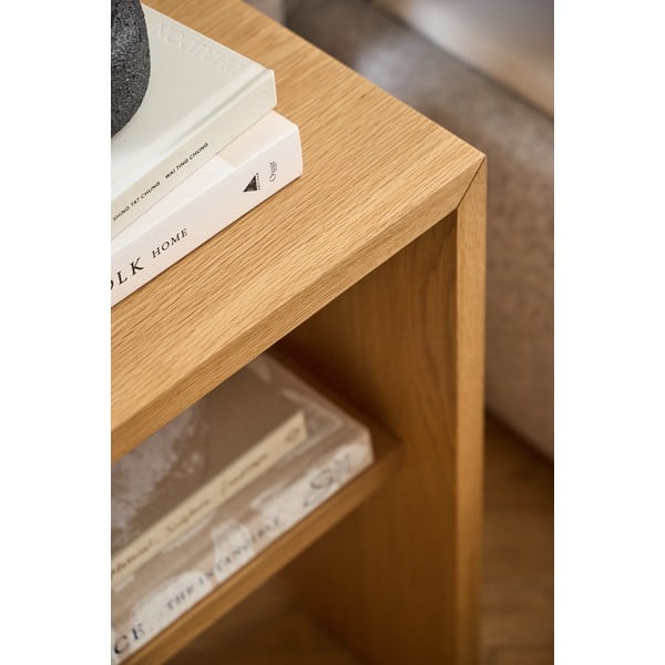 Noční stolek v dekoru dubu v přírodní barvě Arlon – Actona-image-2