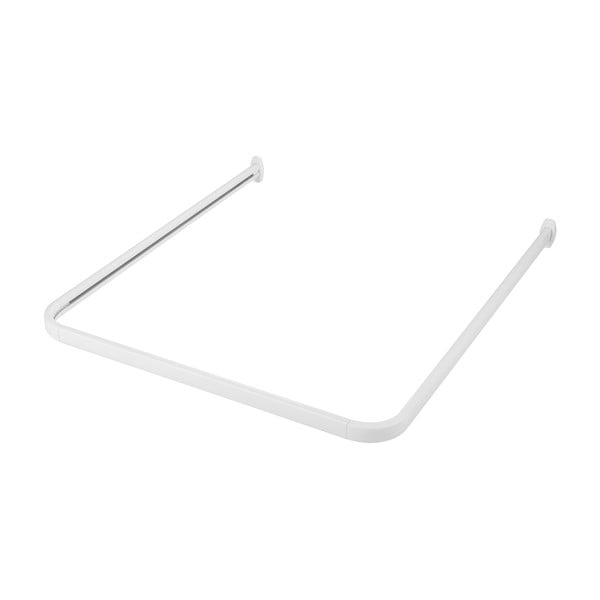 Bílá tyč na sprchový závěs Era – Wenko-image-3