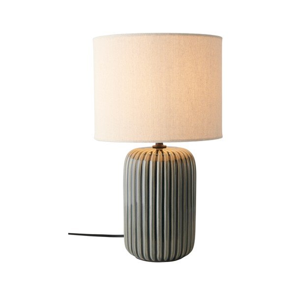 Šedá/béžová látková stolní lampa (výška 36 cm) Mizu – Ellos Home-image-3