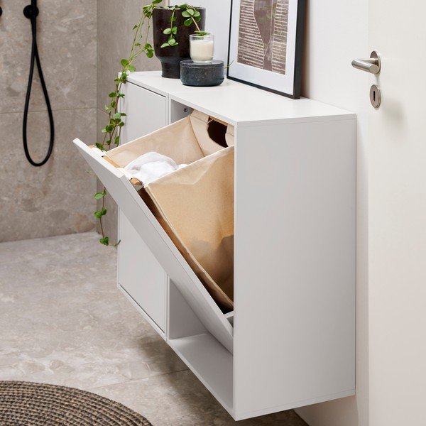 Bílý nástěnný koš na prádlo Laundry Box – ReCollector-image-2