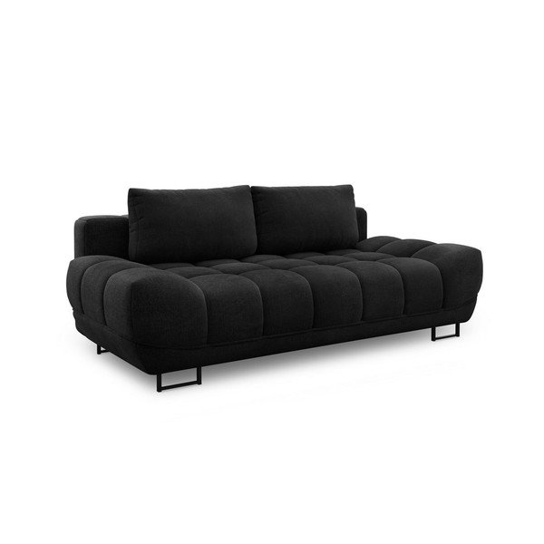 Černá třímístná rozkládací pohovka Windsor & Co Sofas Cumulus-image-3