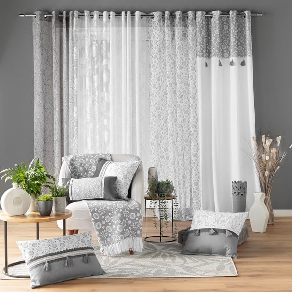 Šedá deka 125x150 cm Flavie – douceur d'intérieur-image-4