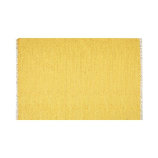 Žlutý koberec Eco Rugs Yolk, 80 x 150 cm-image-1