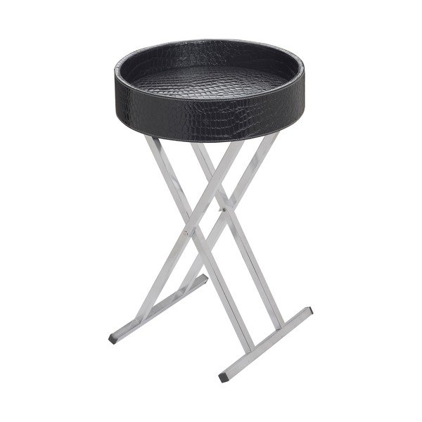 Stolek Circular Tray Black