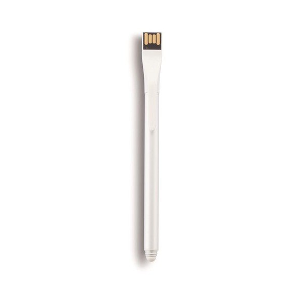 Stylus s USB diskem Point 4GB, bílý