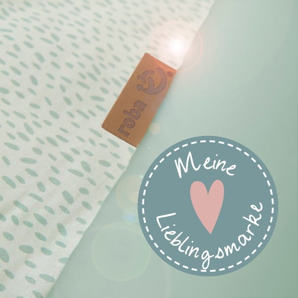 Světle zelená dětská hrací podložka 100x100 cm Woodland Buddies – Roba-image-2