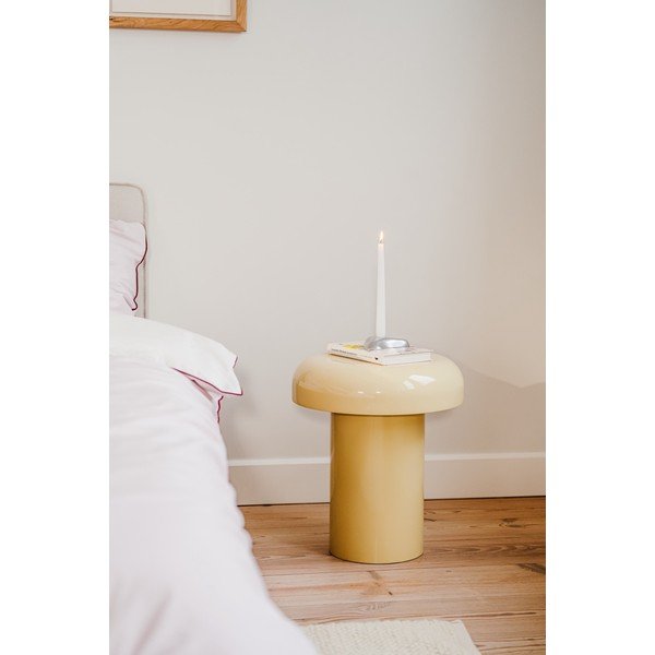 Ocelový kulatý odkládací stolek ø 40 cm Miko – noo.ma-image-2