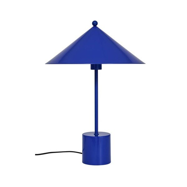 Modrá kovová stolní lampa (výška 50 cm) Kasa – OYOY Living Design