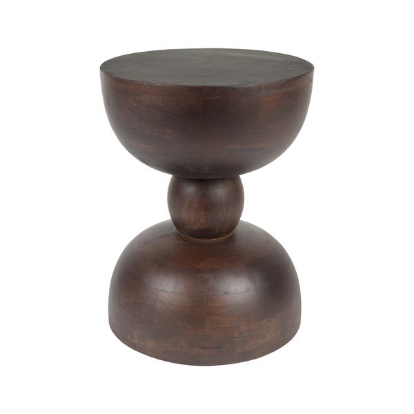 Kulatý odkládací stolek z mangového dřeva ø 30 cm Izzy – White Label