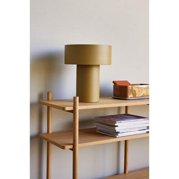 Khaki stolní lampa (výška 37 cm) Aki – Hübsch-image-1