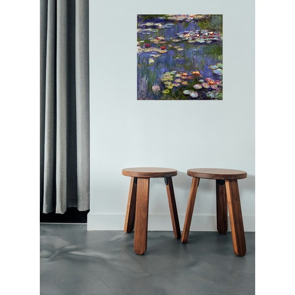 Obraz - reprodukce 50x50 cm Water Lilies, Claude Monet – Fedkolor-image-1