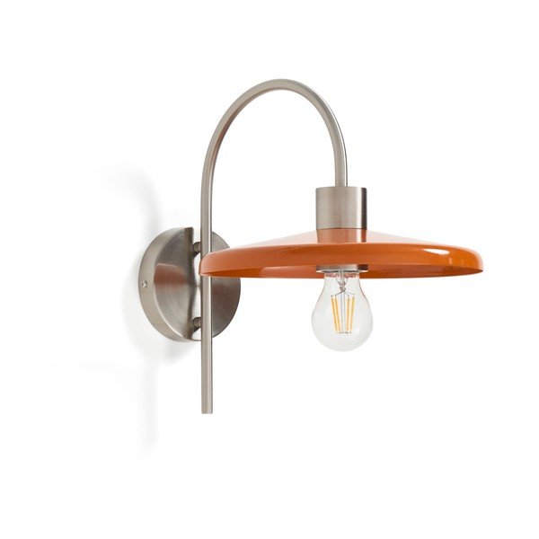 Oranžové nástěnné svítidlo ø 27 cm Nuvira – Kave Home