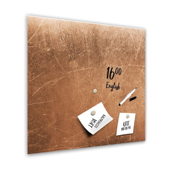 Magnetická tabule Styler Grey Copper, 30 x 30 cm-image-2
