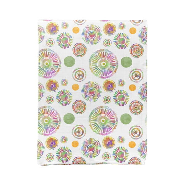 Bílá mušelínová dětská deka 75x100 cm Maya – Mijolnir