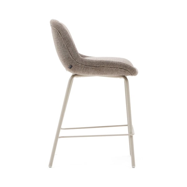 Barová židle šedobéžová (výška sedáku 65 cm) Aimin – Kave Home-image-2