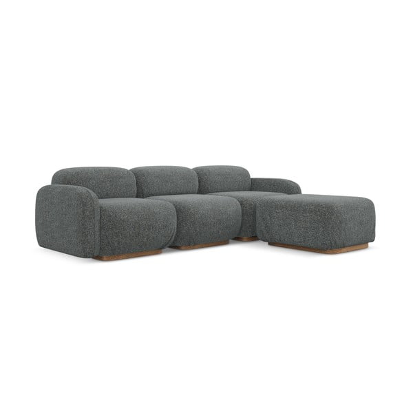 Šedá modulární rohová pohovka (variabilní roh) Ailani – Makamii-image-1