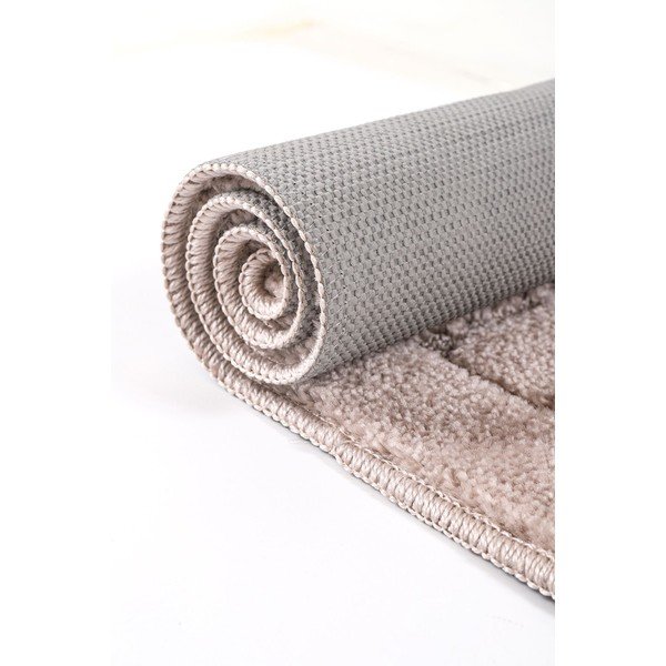 Hnědé koupelnové předložky v sadě 2 ks 50x80 cm Kareli – Foutastic-image-4