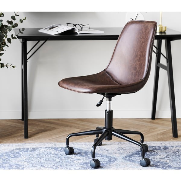 Tmavě hnědá kancelářská židle Monaco – House Nordic-image-1