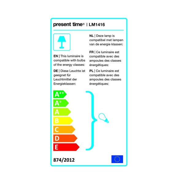 Šedá stojací lampa s detaily v měděné barvě Leitmotiv Mingle-image-3