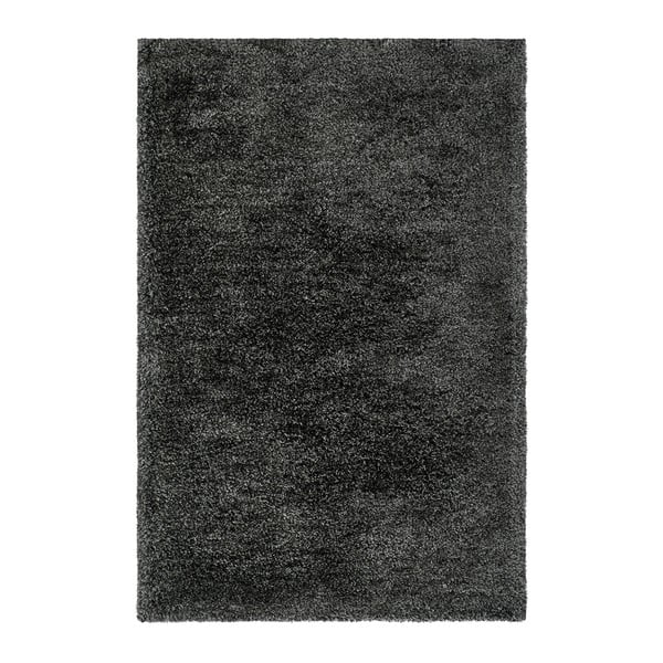Tmavě šedý ručně vyráběný koberec Obsession My Touch Me Stone, 40 x 60 cm