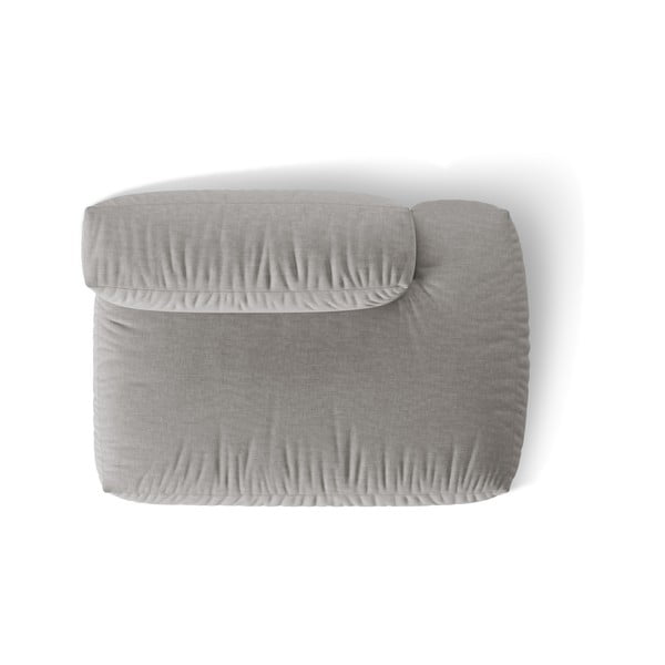 Světle šedý modul pohovky (pravý roh) Martina – Micadoni Home-image-3