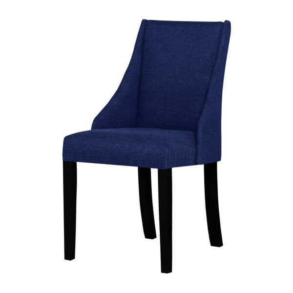 Modrá židle s černými nohami Ted Lapidus Maison Absolu