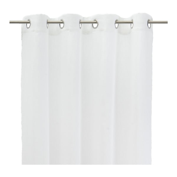 Bílá záclona s příměsí lnu 140x260 cm Fifties – Casa Selección