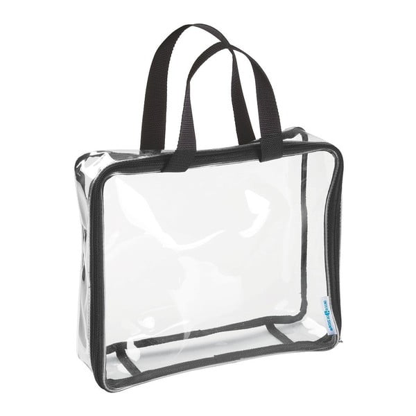 Průhledná taška s popruhy InterDesign Nya, 28 x 24,5 cm