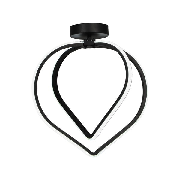 Černé kovové LED stropní svítidlo Pars – Squid Lighting