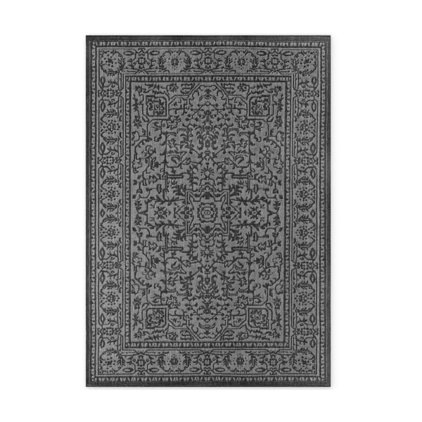Černobílý vnitřní a venkovní koberec 160x230 cm Duet Kona – NORTHRUGS